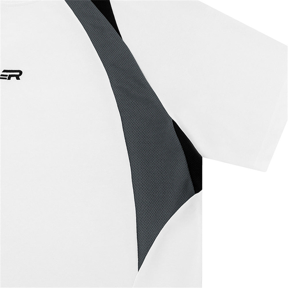 Men's Stitching Loose Casual T-shirt Summer