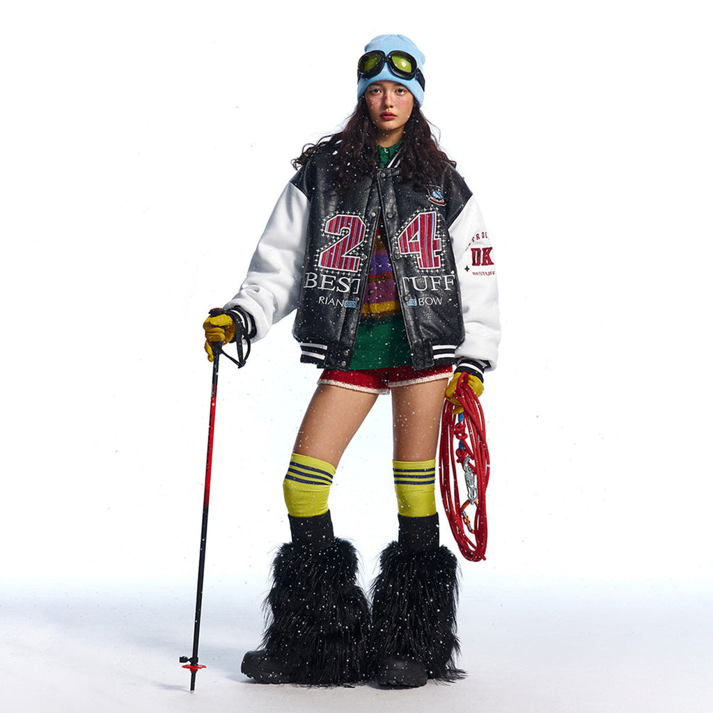 Paste Cloth Embroidery Flight Jacket