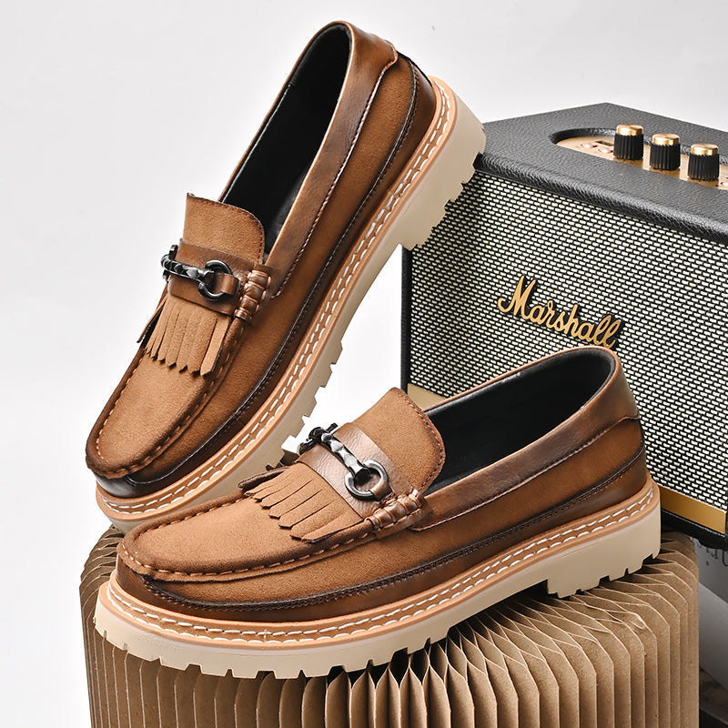 Men's Casual Shoes Genuine Leather Suede Genuine Leather