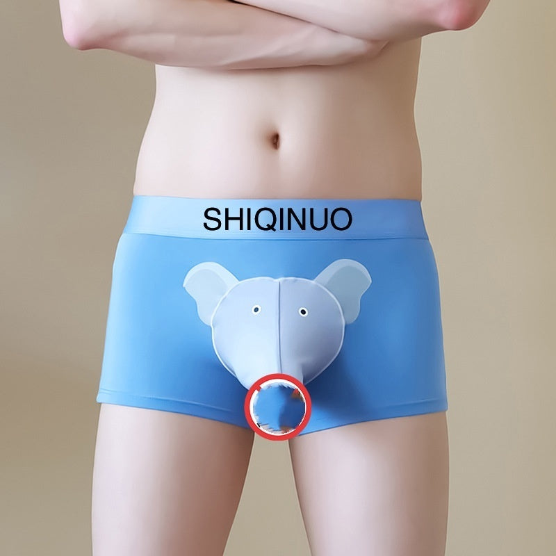 Men's Bullet Separation Modal Boxer Shorts Sexy