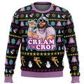 Men's Fashion Casual Retro Christmas Pattern Round Neck Sweater Top