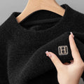 Chenille Sweater Men's New Single-layer Fleece-lined Bottoming Shirt Trendy Teen