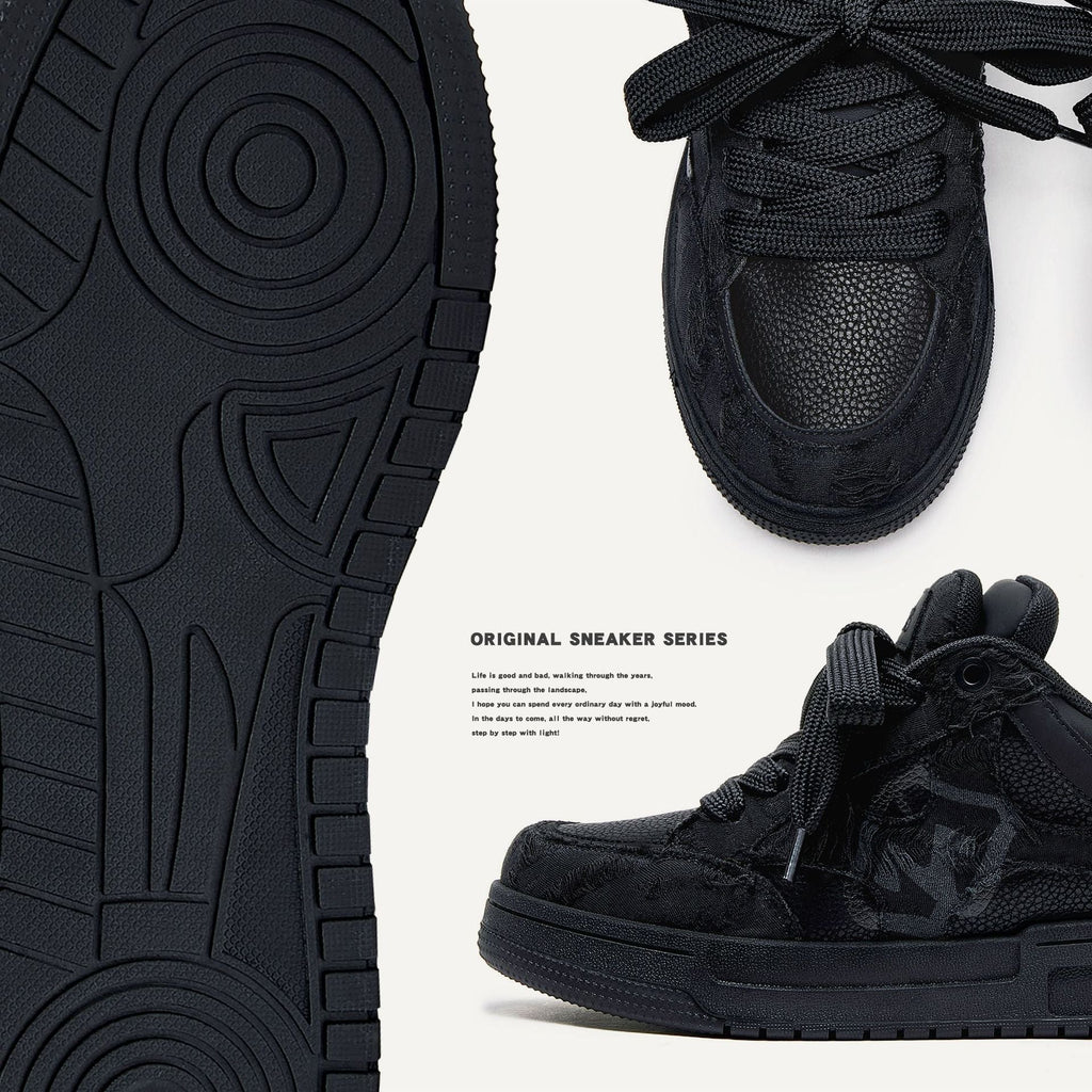 Destroy Aesthetic Leisure Men's Platform Shoes