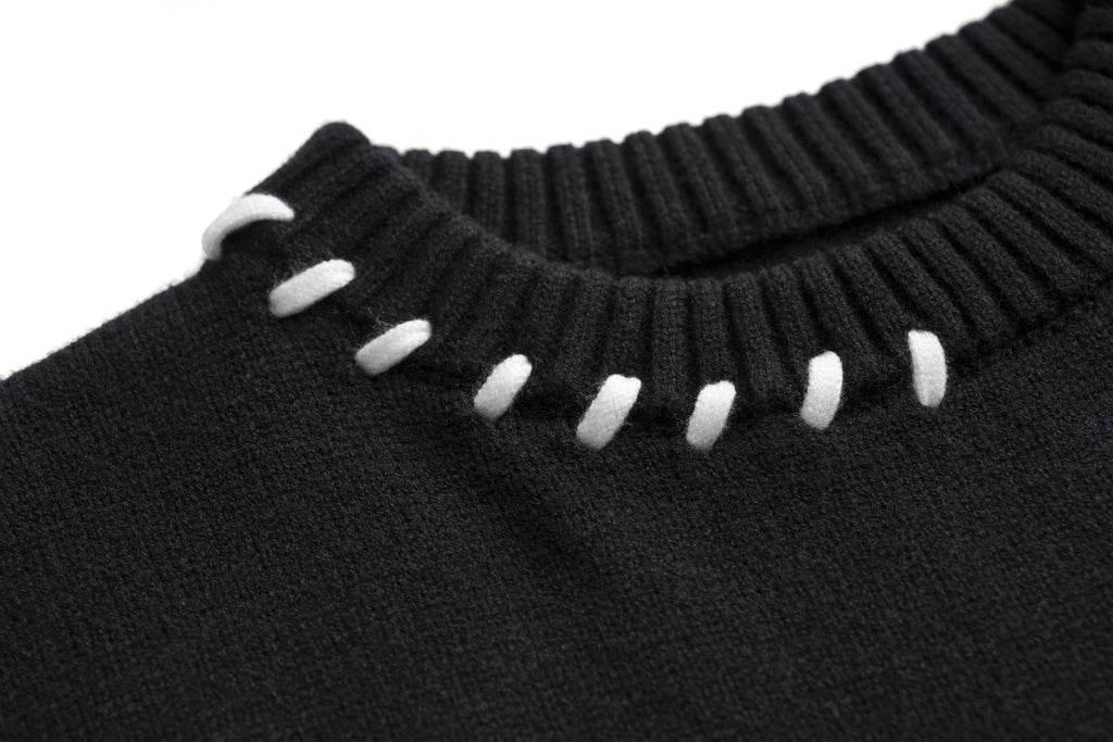 Men's And Women's Casual Round Neck Sweater