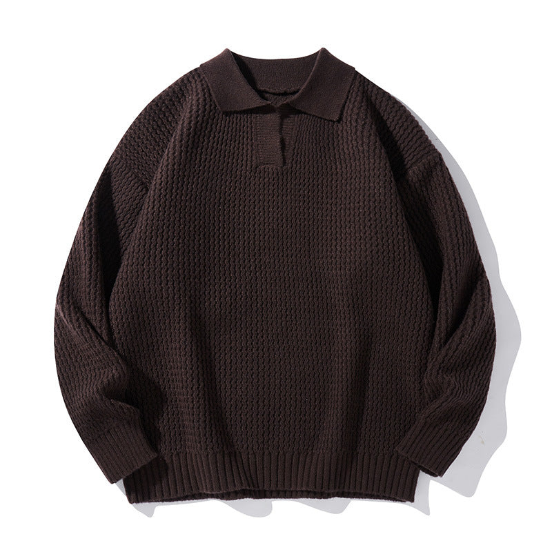 Men's All-matching Loose Pullover Knitted Sweater