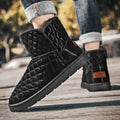 Thick Plush Snow Boots Men's Leather Non-slip Waterproof Thermal