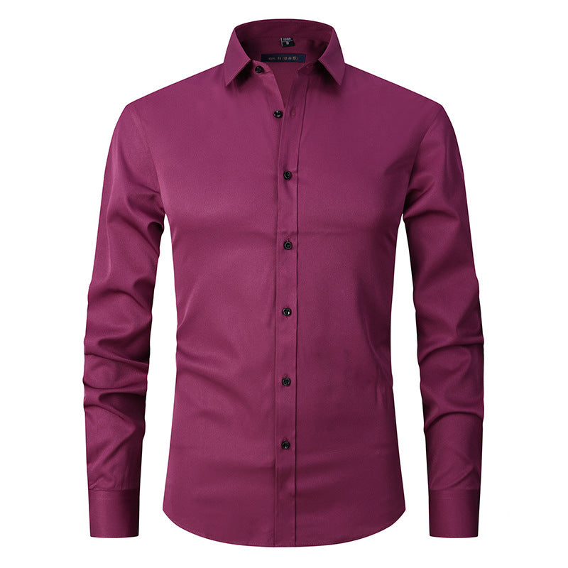Stretch Long Sleeve Shirt Men's Work