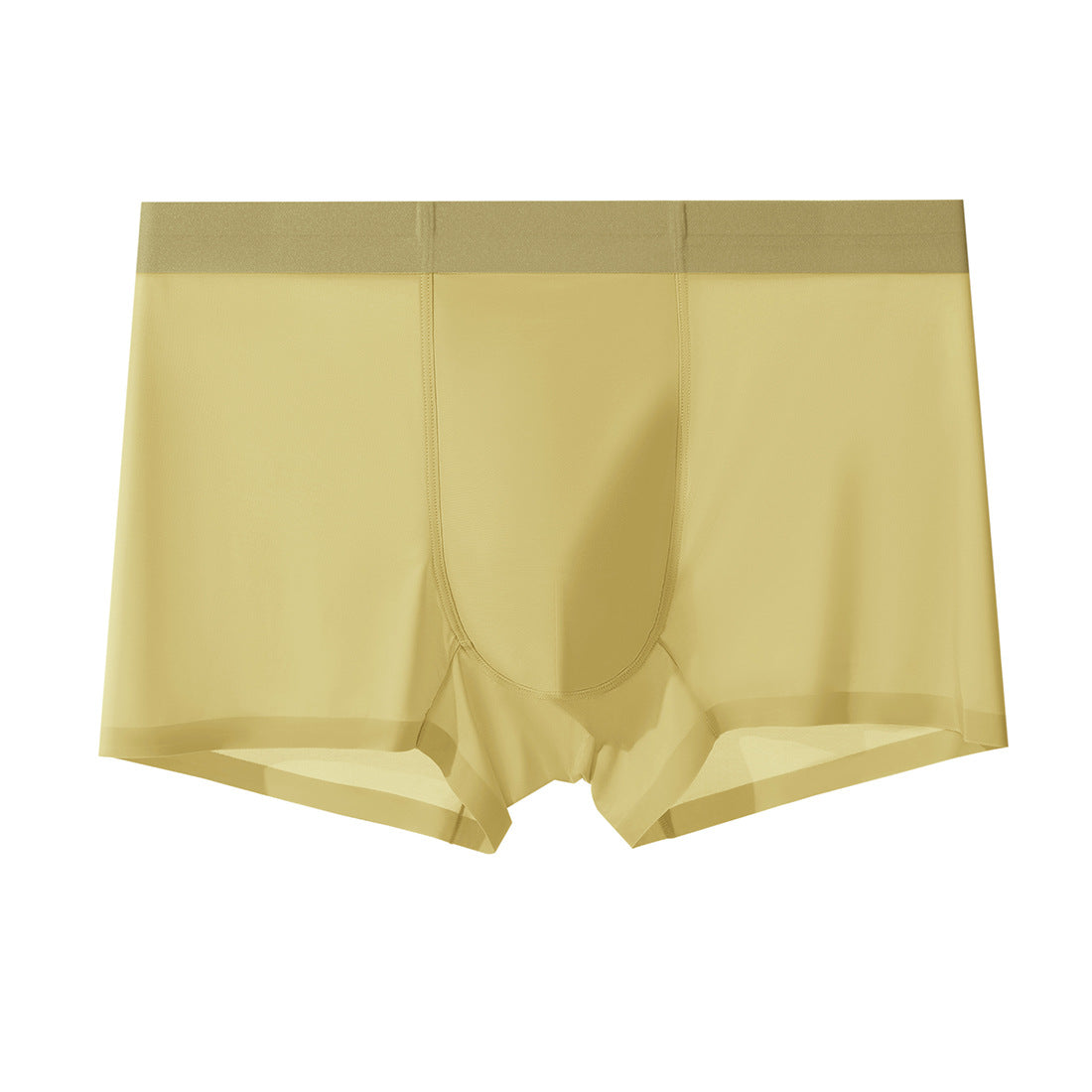 20D Nylon Seamless Quick-drying Boxer Briefs In Ice Silk Fabric