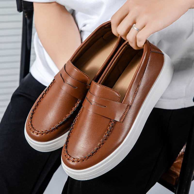 Men's Shoes British Style Summer Breathable Gommino