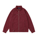 Stand Collar Zipper Jacket Men's Loose Spring And Autumn Sleeve Zipper Workwear