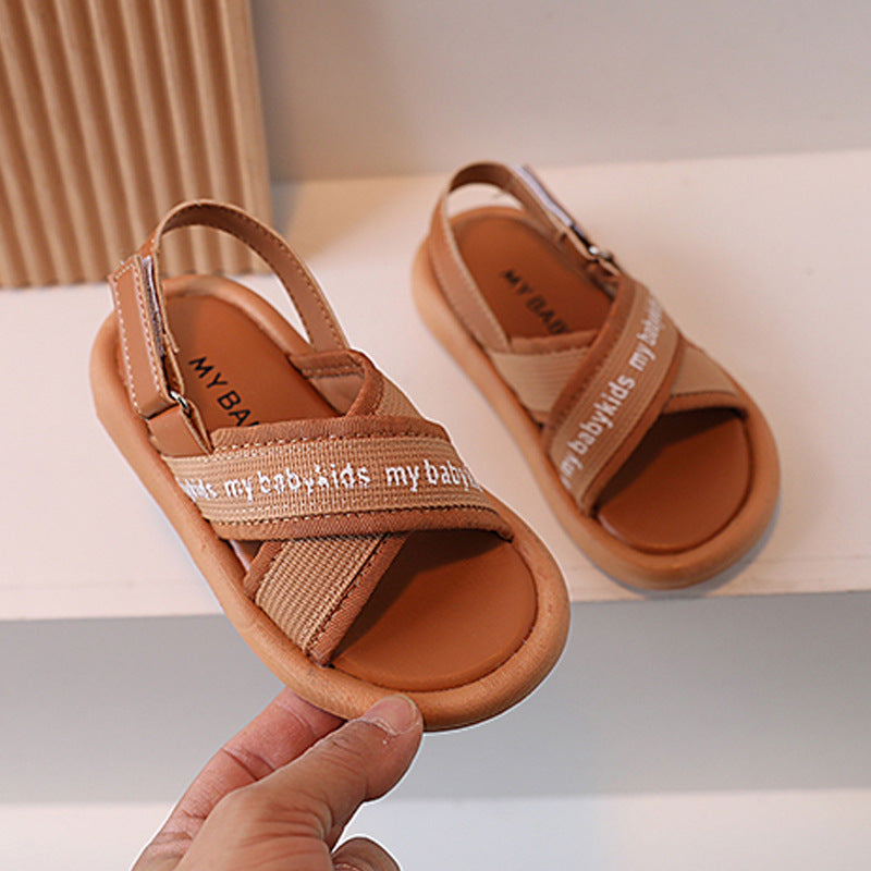 Boys And Girls Fashion Simple Cool Slippers
