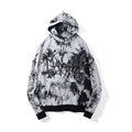 New Pullover Dark High-street Tie-dyed Hooded Sweater Loose