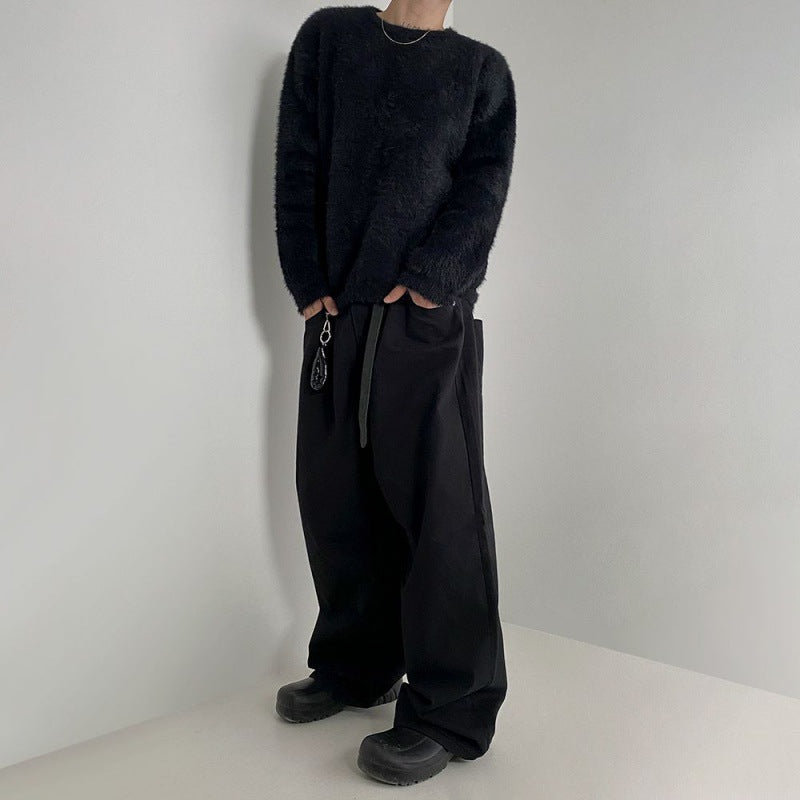 Mink Hair Comfortable Knitwear Male Autumn And Winter Loose
