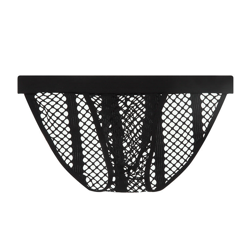 Summer Mesh Men's Hollow High Fork Briefs