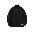 Japanese Retro High Crew Neck Sweater Men