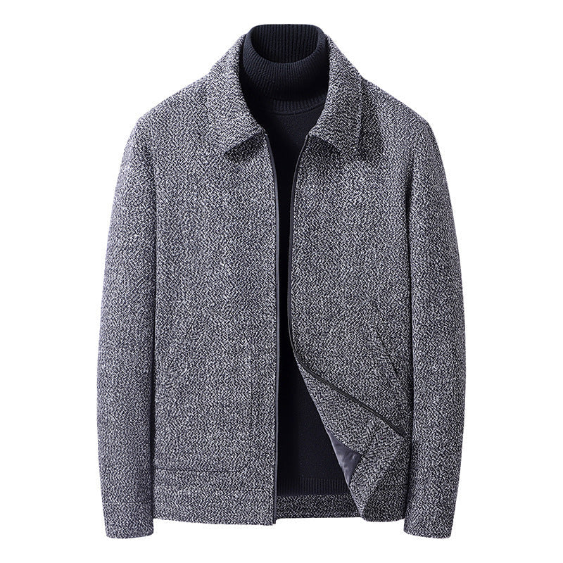 Jacket Men's Fashion Woolen Coat