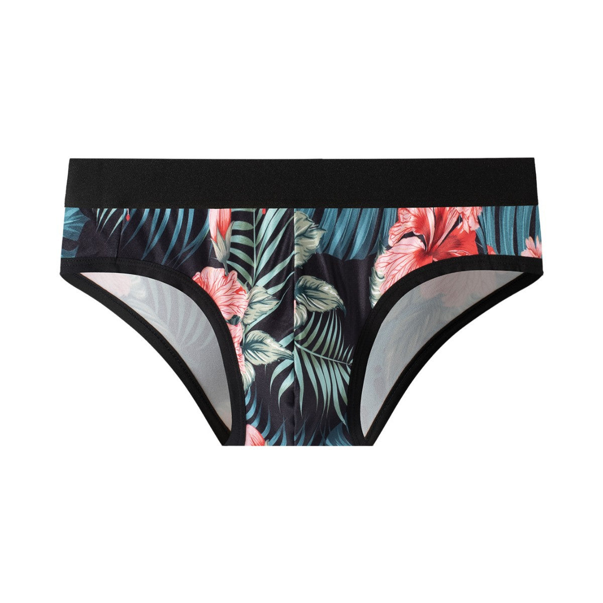 Hot-selling Ice Silk Men's Underwear New Fashion Print Large Size Loose