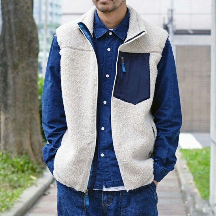Men's And Women's Fleece Casual Loose Jacket Sports Vest