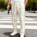 Men's Lightweight Loose Fit Casual Trendy Business-style Minimalist Athletic Wide Leg Trousers