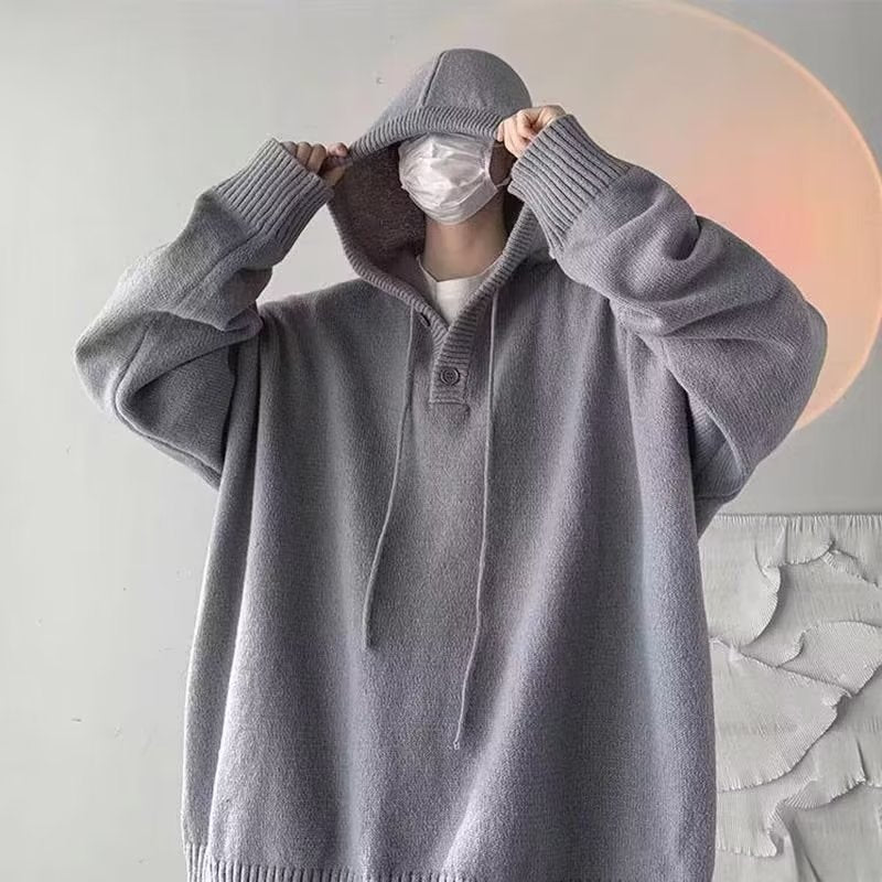 Japanese-style Retro Lazy And Loose Preppy-style Sweatshirt Coat