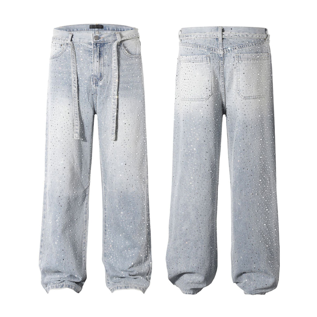 New Washed And Worn Heavy Industry Jeans