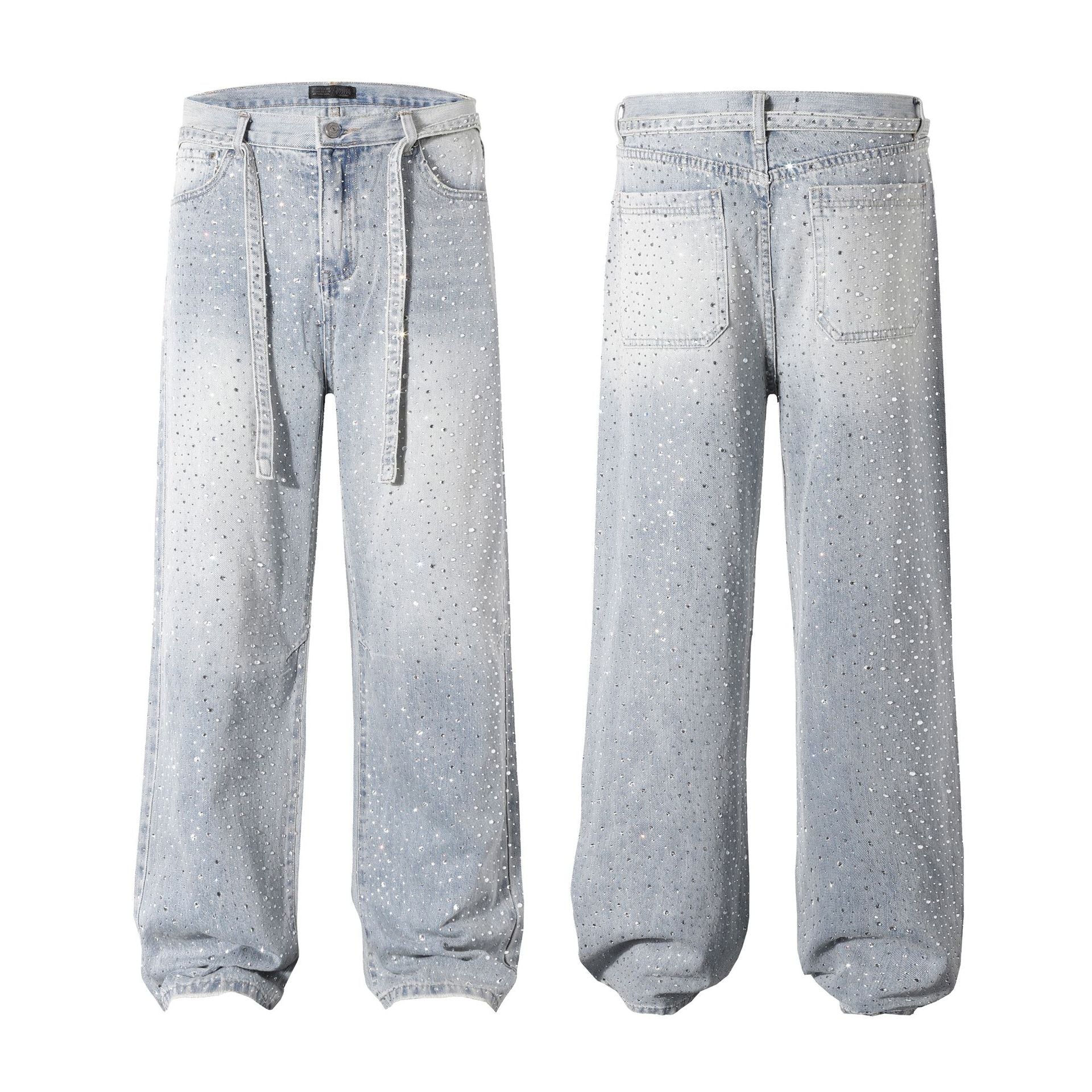 New Washed And Worn Heavy Industry Jeans