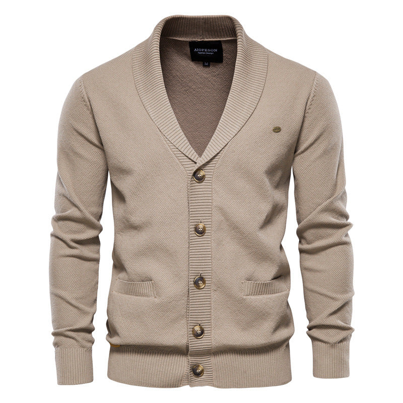New European Code Men's Sweater Men's Sweater Coat