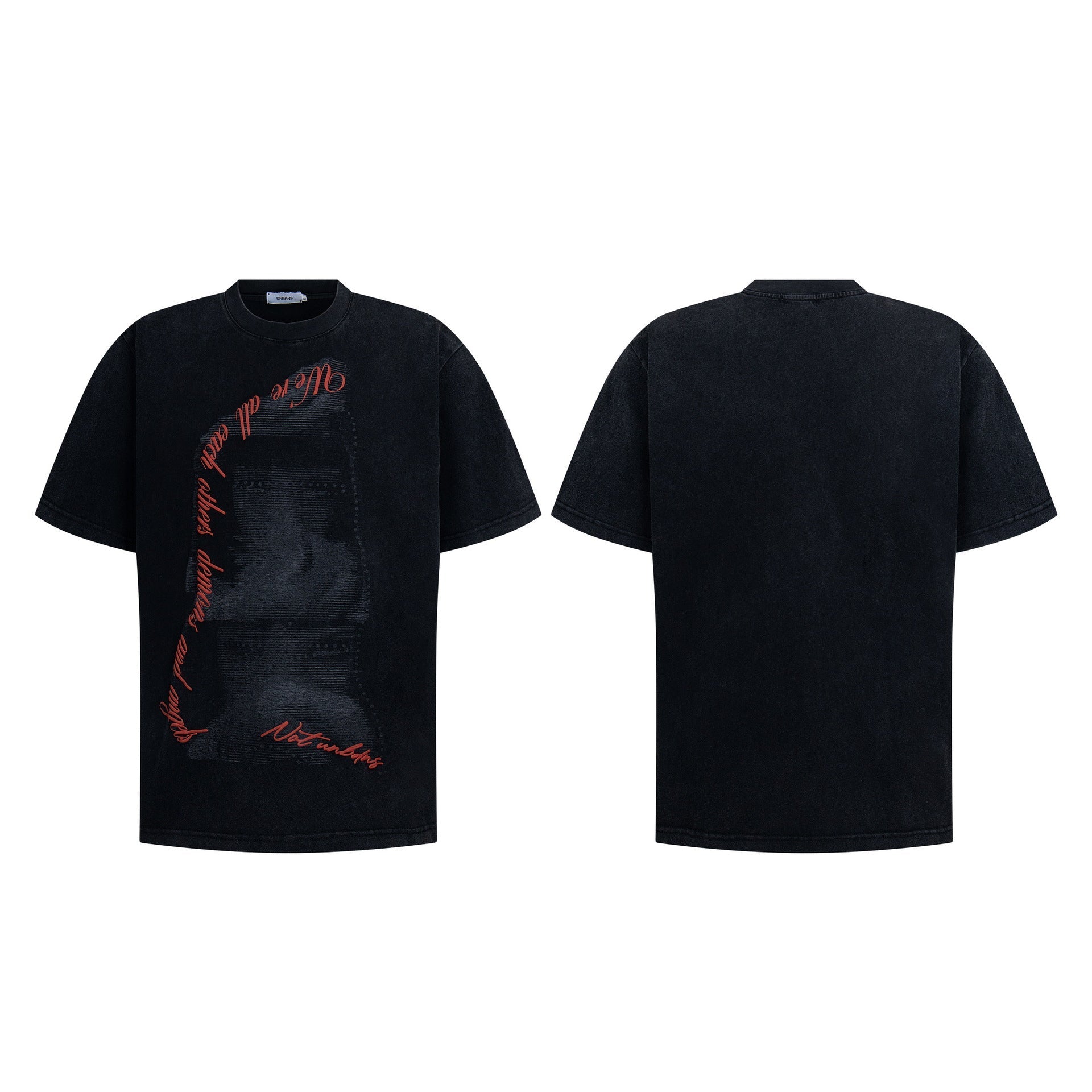Men's Anime High-end Loose Short-sleeve T-shirt