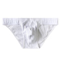 Solid Color High-fork Low-waist Briefs Sexy Full-wrapped Hip-excited Pouch Underwear