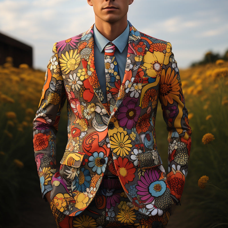 Men's Personality Cool Suit