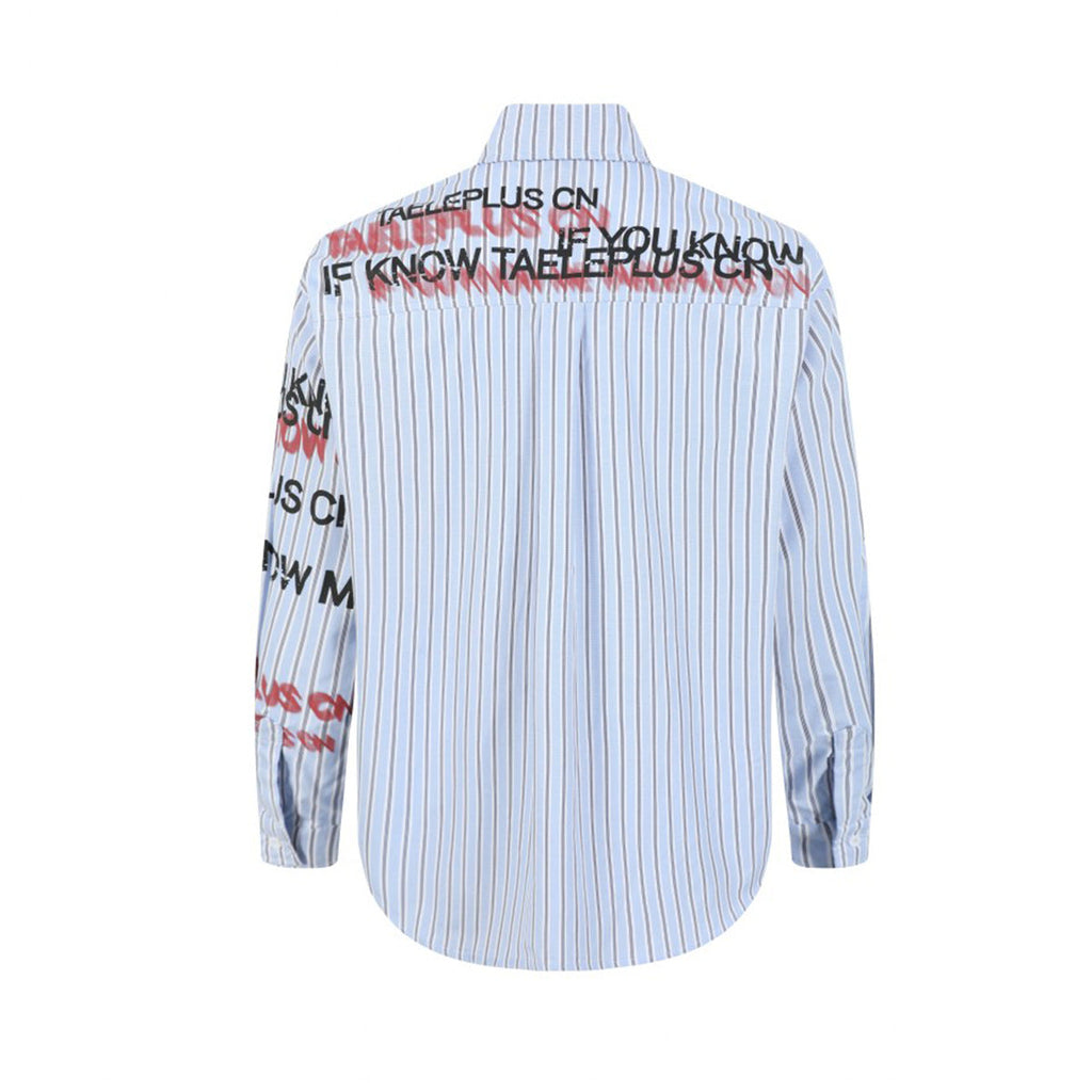 Special-interest Design Long Sleeve Shirt Ins Trendy Ruffle Handsome Stylish Flow