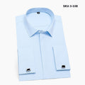 Men's Long Sleeve Non-ironing Slim Fit White Shirt