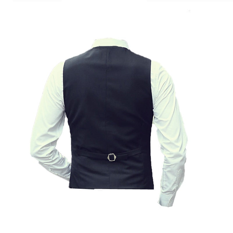 Men's Suit Hip Hop Engagement Party Cocktail Sleeveless Slim Fit