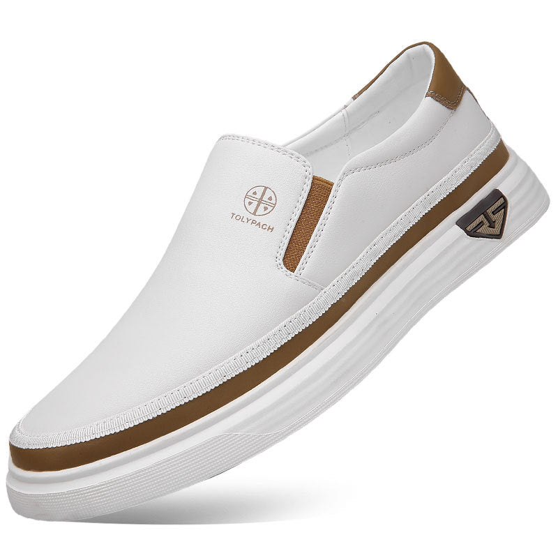 Lazy Slip On Men's Casual Leather Shoes