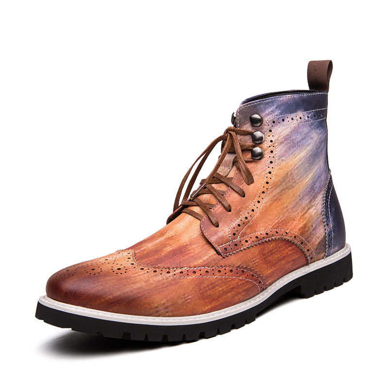 Men's And Women's Fashion High-top British Style Martin Boots