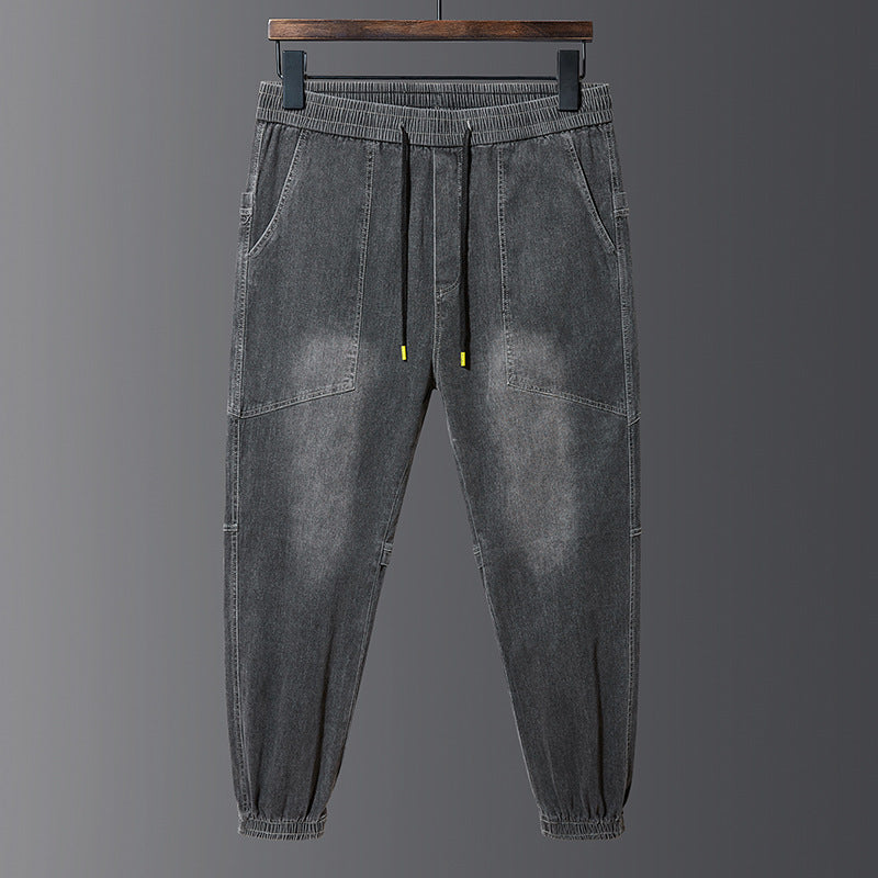 Plus Size Male Stretch Skinny Jeans