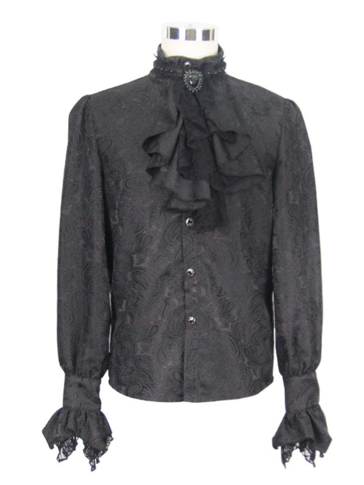Men's Retro European British Medieval Court Style Shirt