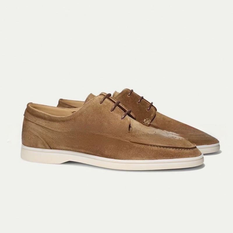 Summer New Foreign Trade Style European And American British Lace Up Men's Plus Size Casual Men's Shoes