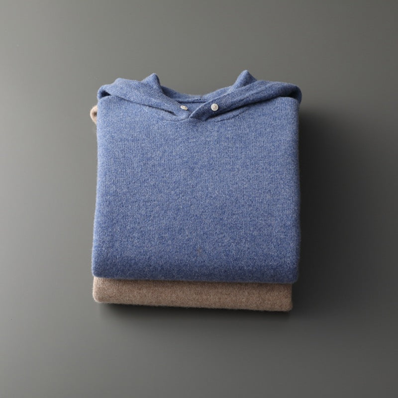 Men's Fashion Casual Knitted Hoodie