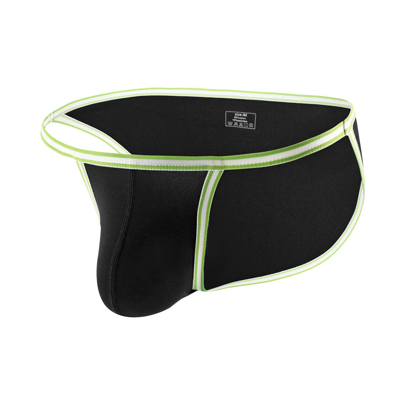 Ice Silk Breathable Men's Plus Size Sports Low Waist Panties