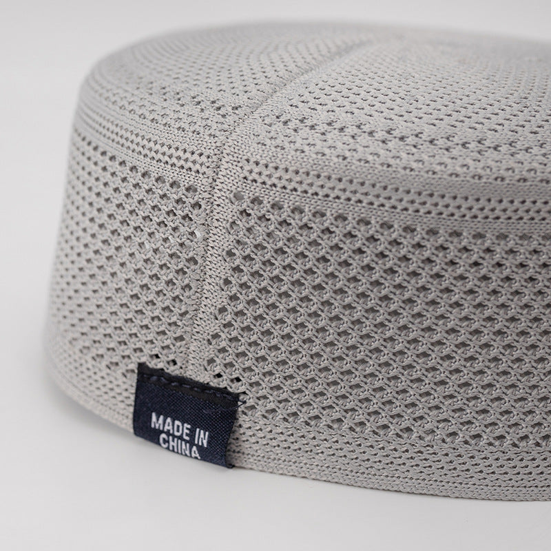 Muslim Ethnic Cap Worship Cap Breathable Flat Top Ceremonial Hat