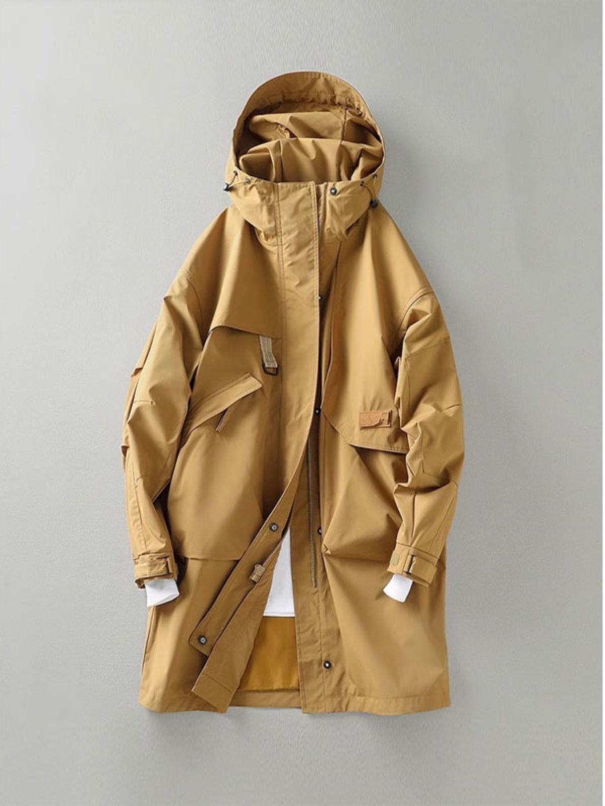 Trench Coat Men's Spring And Autumn Mid-length