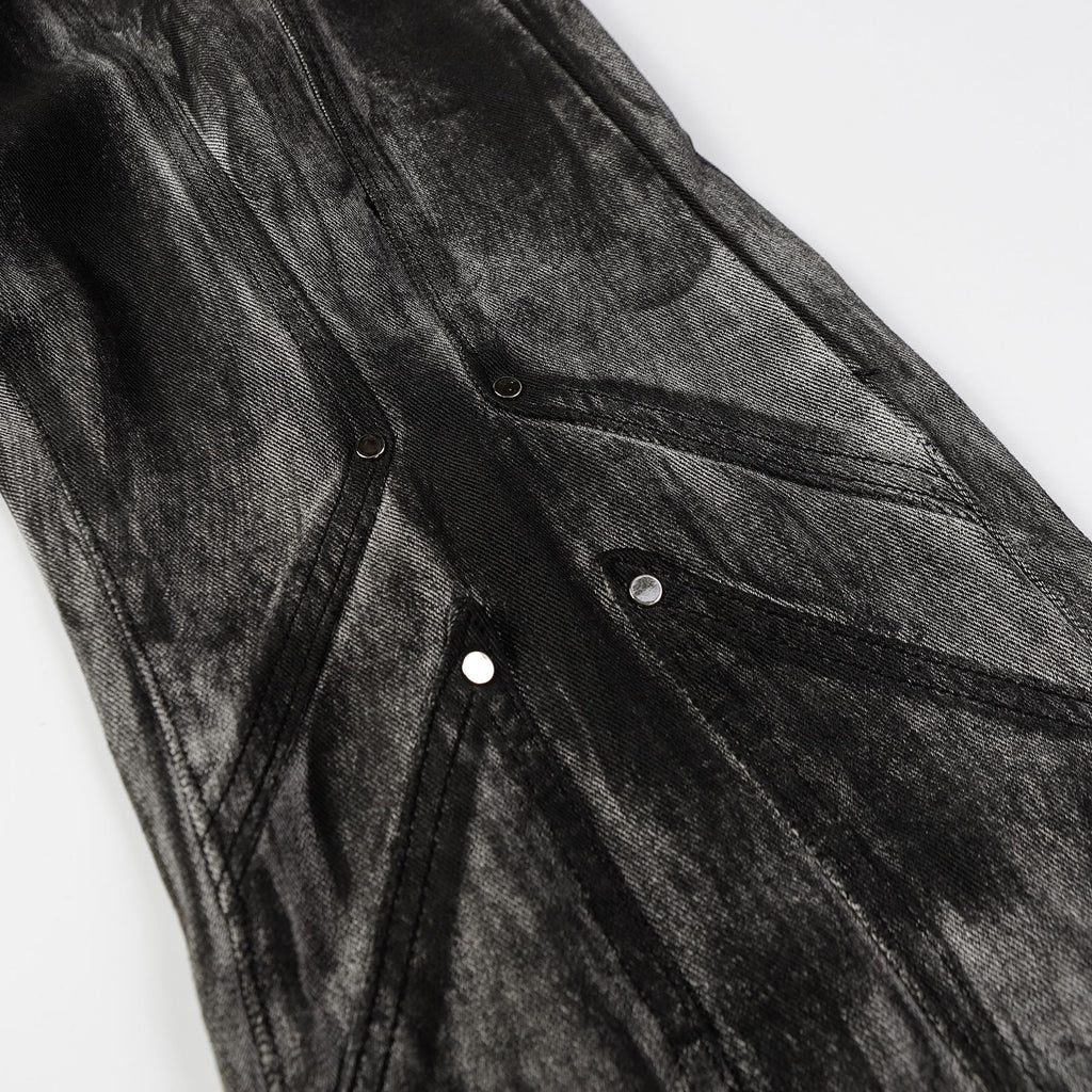 Autumn Personalized Split Wash Denim Trousers