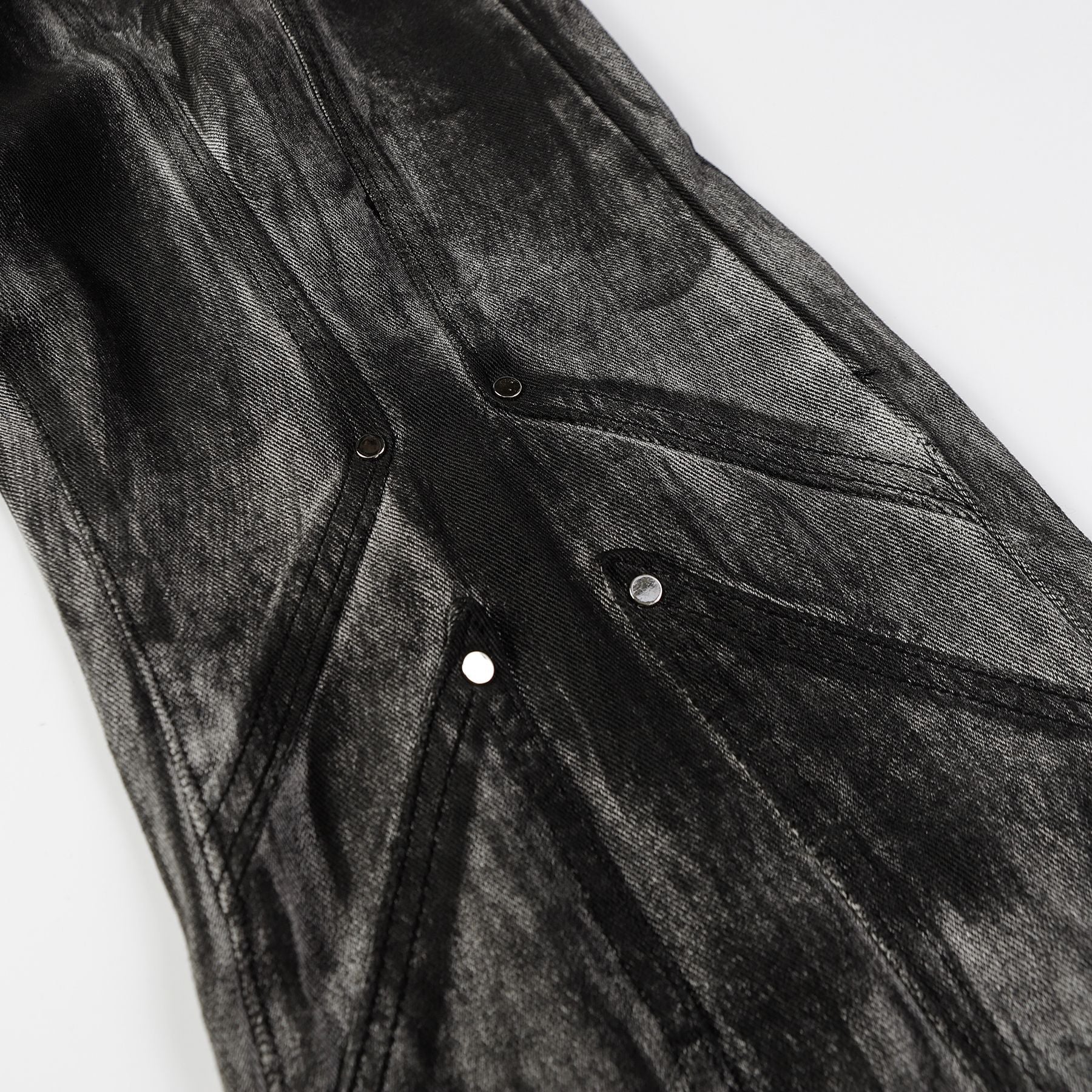 Autumn Personalized Split Wash Denim Trousers