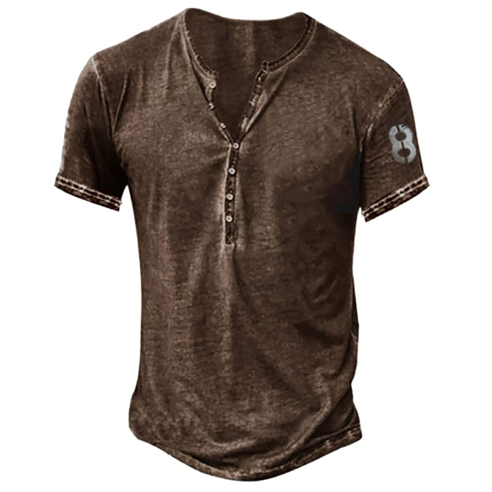 Casual Distressed Youth Short Sleeve Bottoming T-shirt