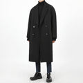 Loose Warm Woolen Trench Coat for men