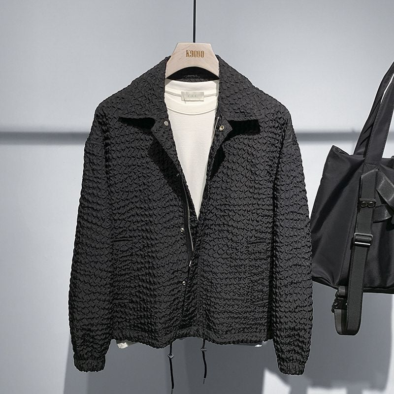 Polo Collar Loose New Long-sleeved shirt jacket