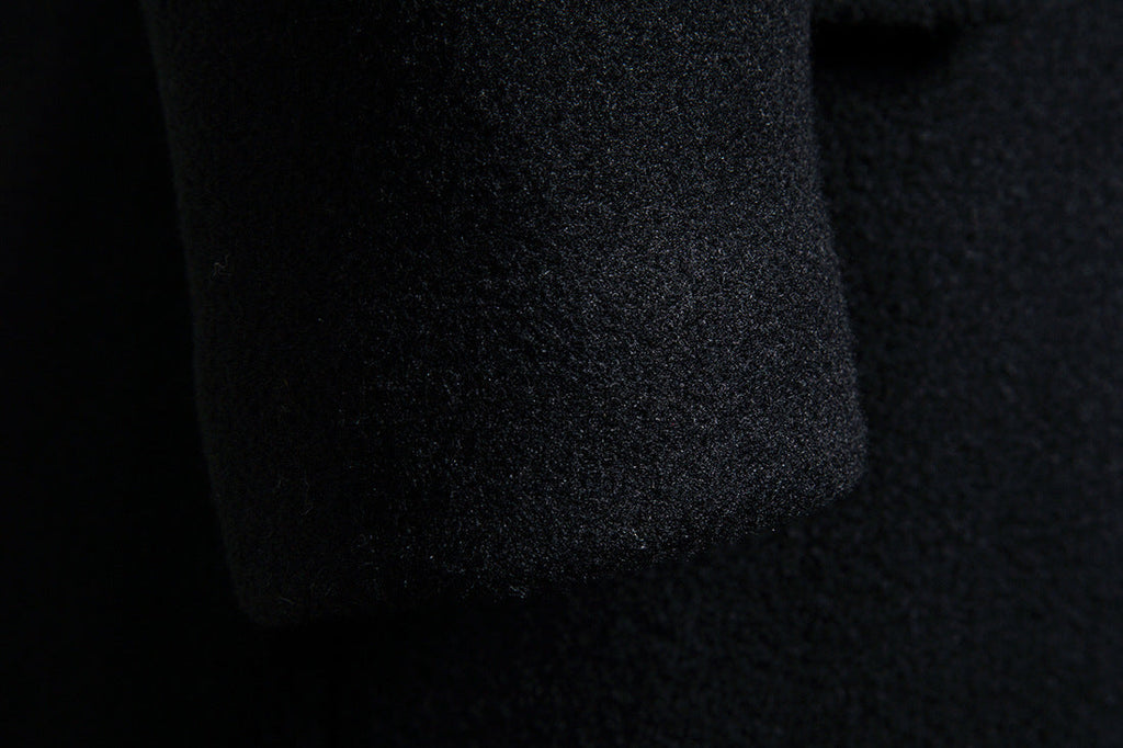 Men's Medium Length Woolen Coat