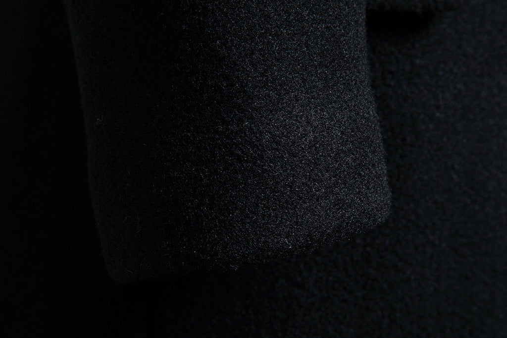 Men's Medium Length Oversized Woolen Coat
