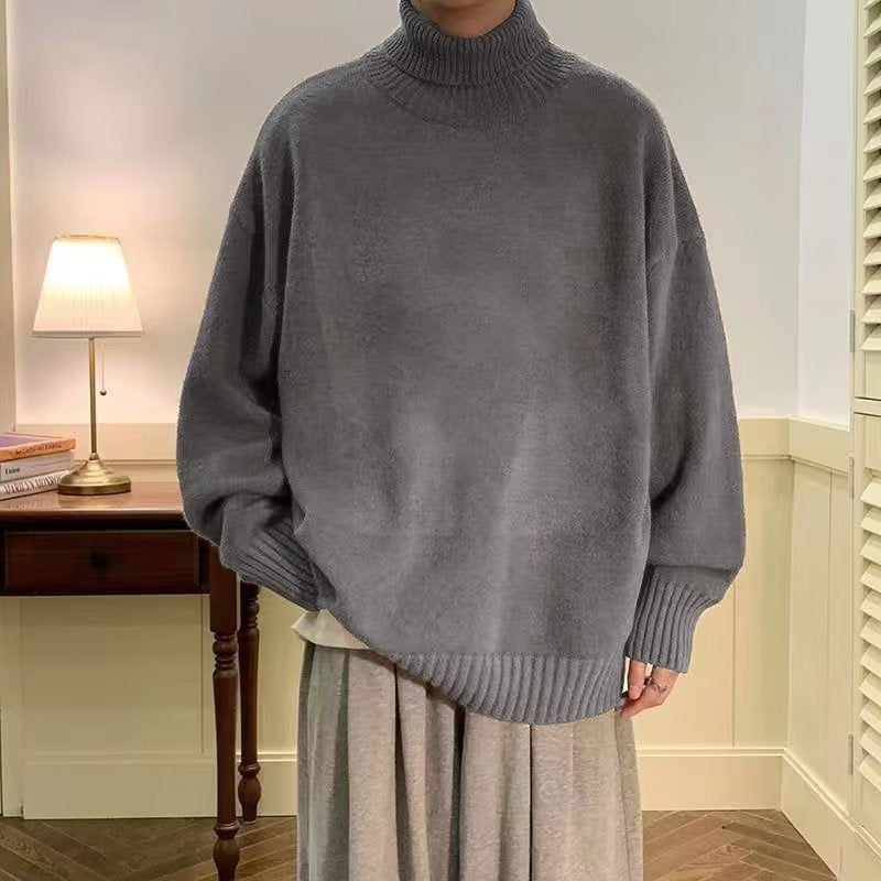 Turtleneck Men's Autumn And Winter Loose Lazy Sweater